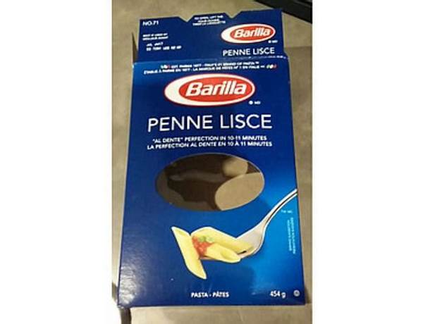 Penne lisce pasta food facts