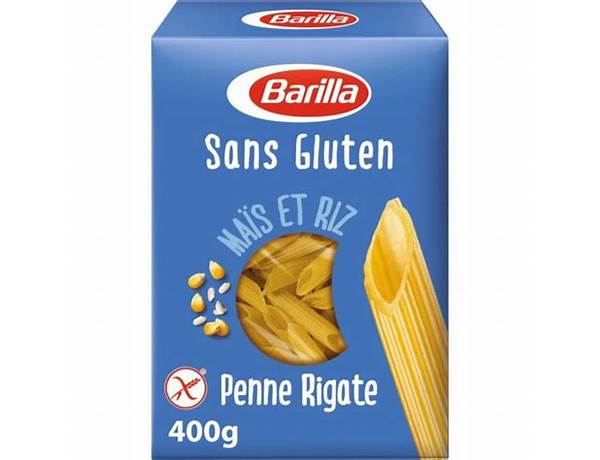 Penne rigate sans gluten ingredients