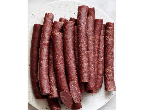 Peppered venison stick food facts