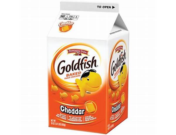 Pepperidge farm crackers cheddar food facts