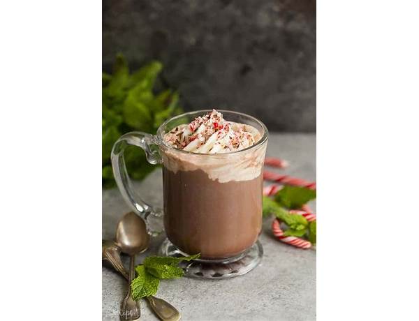 Peppermint mocha latte food facts