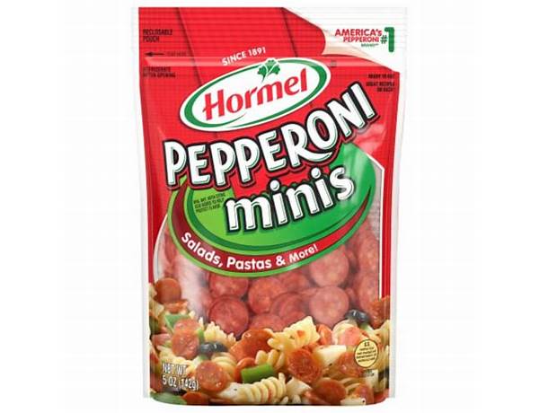 Pepperoni minis ingredients