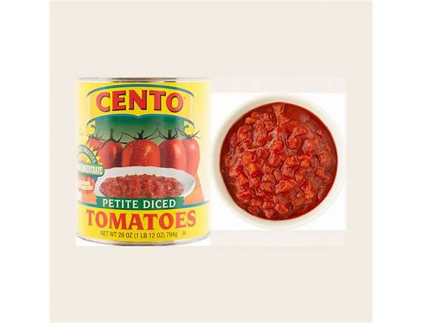 Petite diced tomatoes food facts