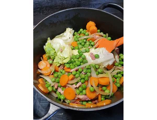 Petits pois carottes ingredients