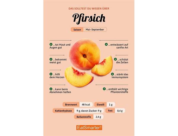 Pfirsiche food facts