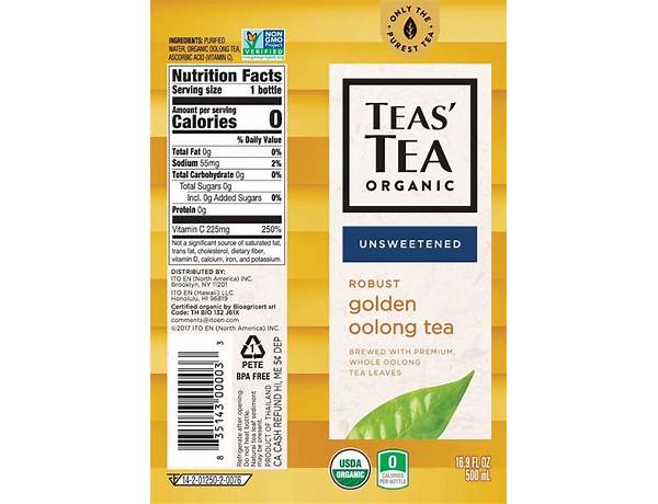 Picked premium leaf tea food facts