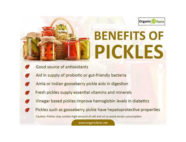 Pickle skicers food facts