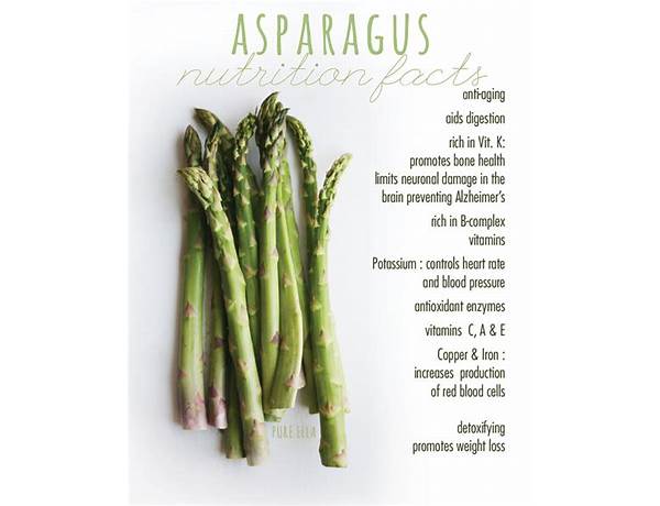 Pickled asparagus food facts