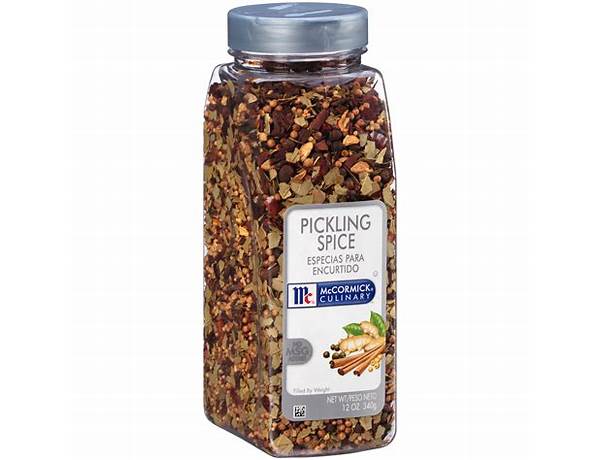 Pickling spice nutrition facts