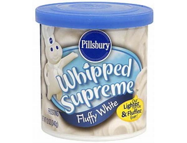 Pillsbury white frosting nutrition facts