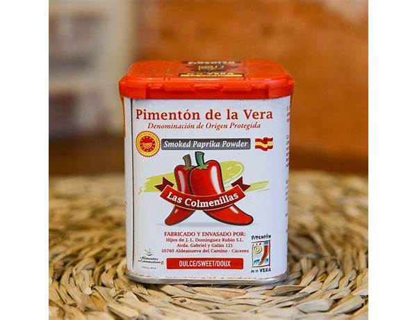 Pimentón dulce  origen la vera ingredients