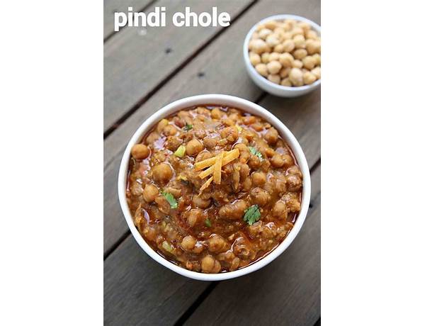 Pindi chana curry food facts