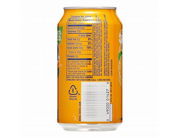 Pineapple fanta ingredients