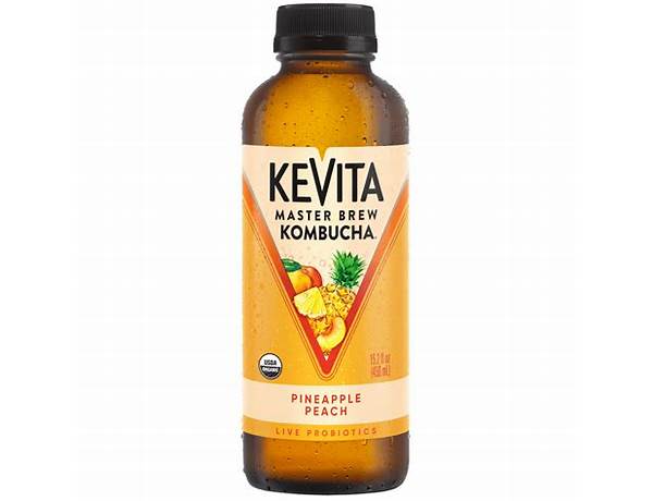 Pineapple peach master brew kombucha ingredients