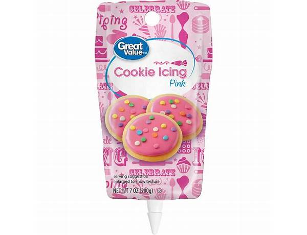 Pink cookie icing food facts