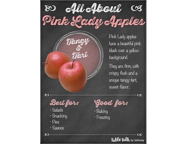 Pink lady apple food facts