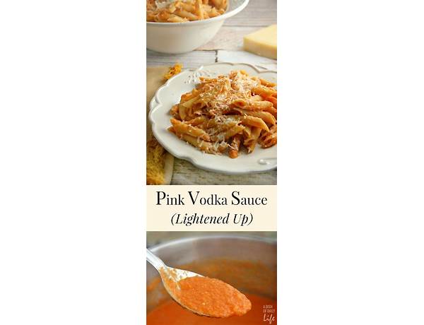 Pink vodka sauce food facts