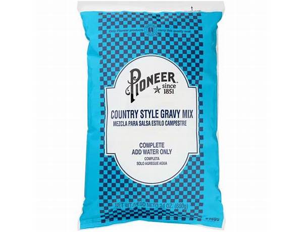 Pioneer country style gravy mix ingredients