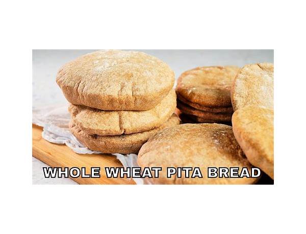 Pita whole wheat food facts