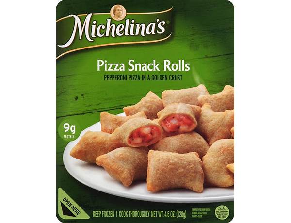 Pizza snack rolls pepperoni food facts