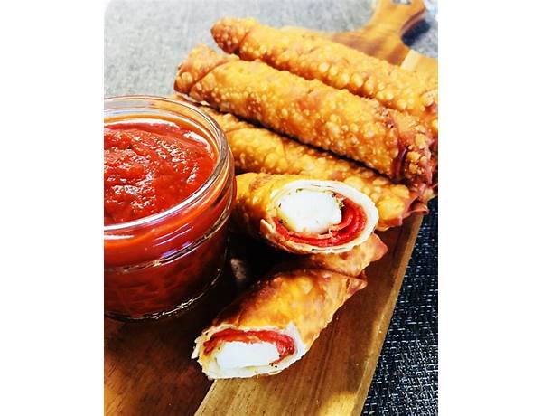 Pizza snack rolls pepperoni ingredients