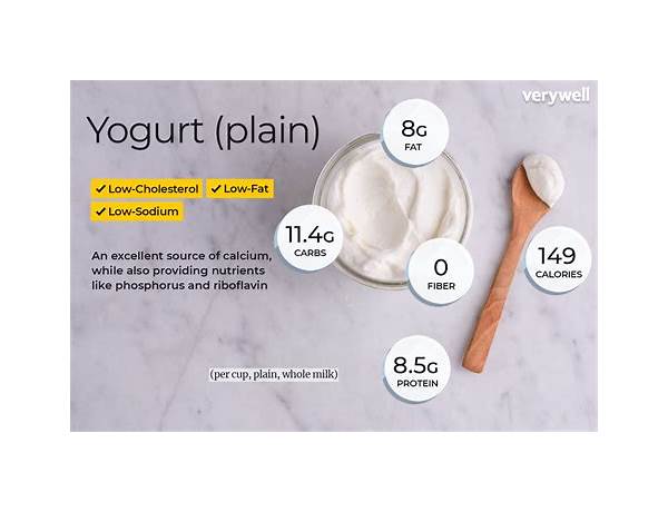 Plain cream on top yogurt food facts