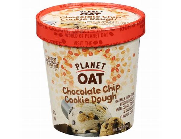 Planet oat chocolate chip cookie dough food facts