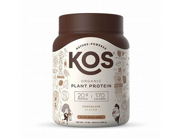 Plant based protein powder, chocolate food facts