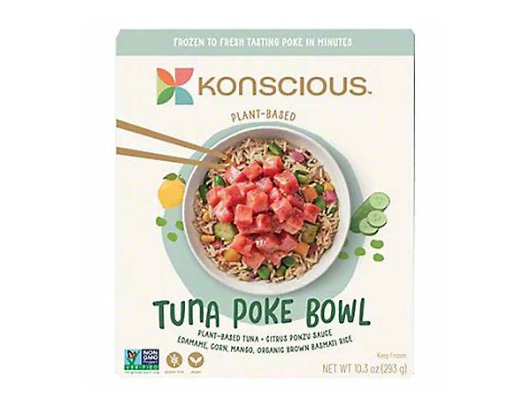 Plant based tuna poke bowl food facts