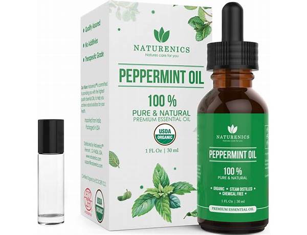 Plant therapy essential oils organic peppermint mentha piperita food facts