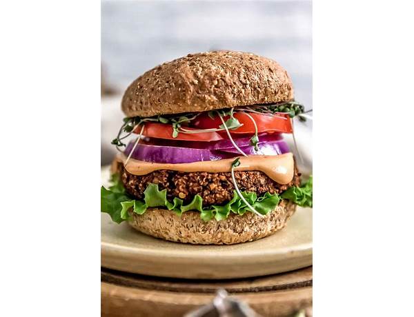 Plant-based chipotle black bean burger food facts