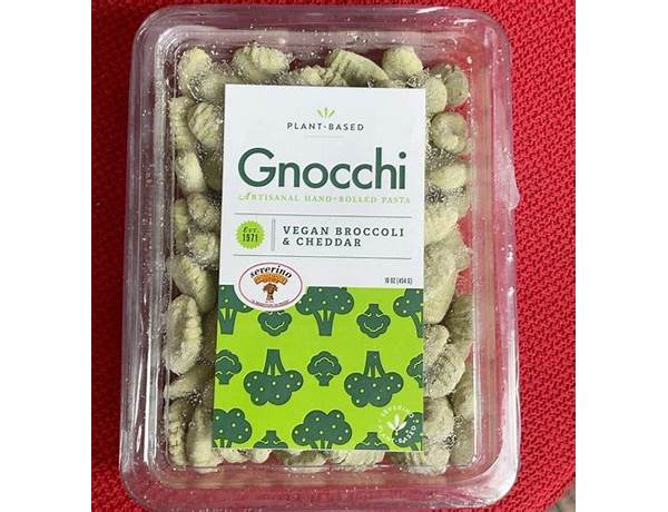 Plant-based gnochi food facts