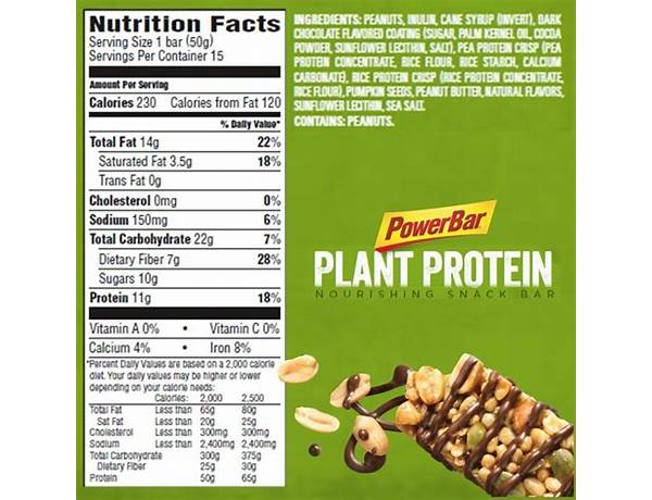 Plant-based protein bar ingredients