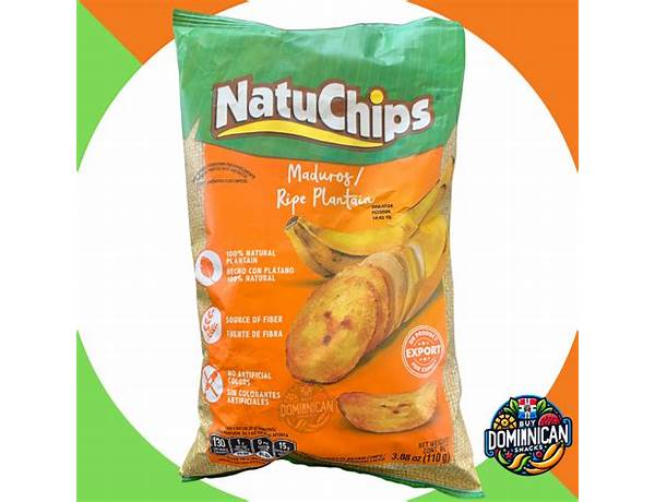 Platano maduro natuchips (sweet plantains) food facts