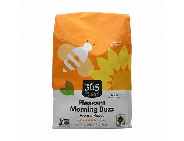 Pleasant morning buzz nutrition facts