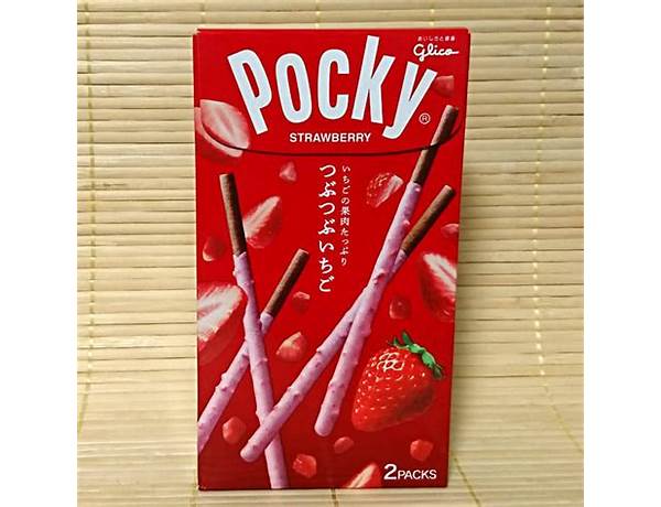 Pocky luxury strawberry chocolate snack food facts