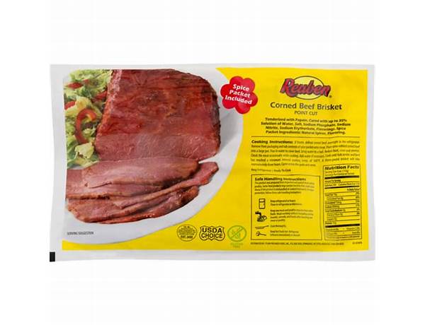 Point cut corned beef brisket food facts