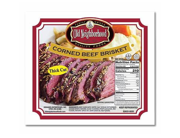 Point cut corned beef brisket ingredients