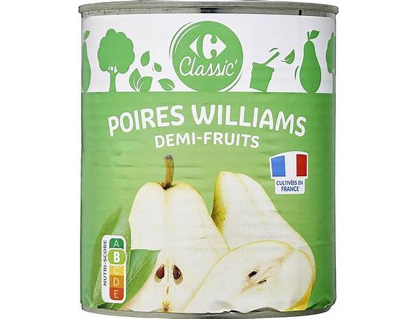Poire williams food facts