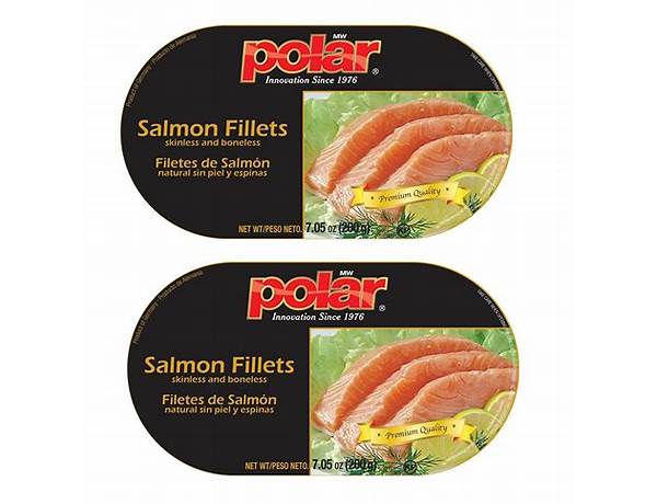 Polar boneless and skinless salmon fillets ingredients
