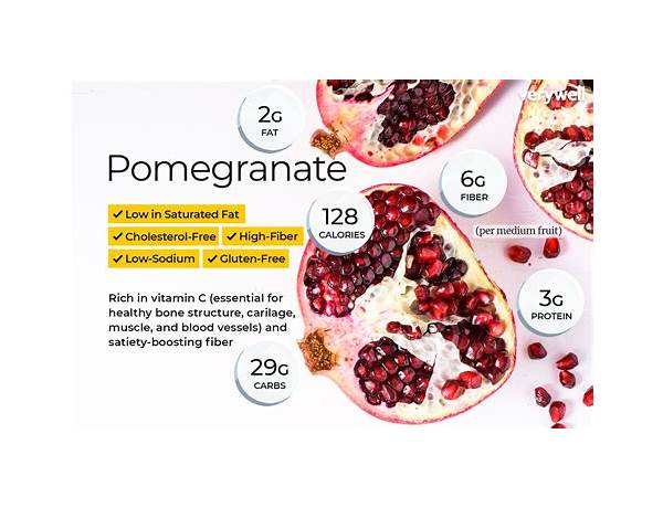 Pomegranate chip food facts