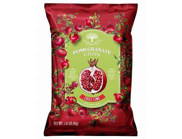 Pomegranate chip ingredients