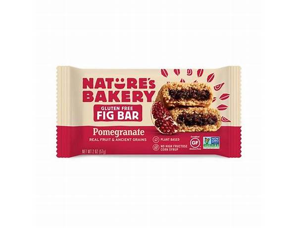 Pomegranate fig bars food facts