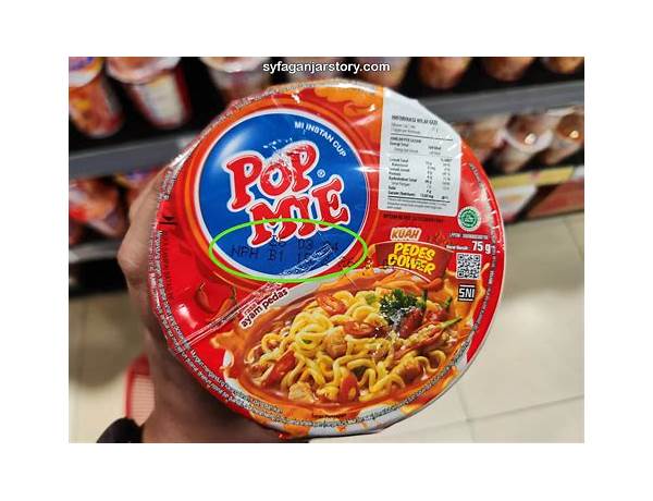 Pop mie ingredients