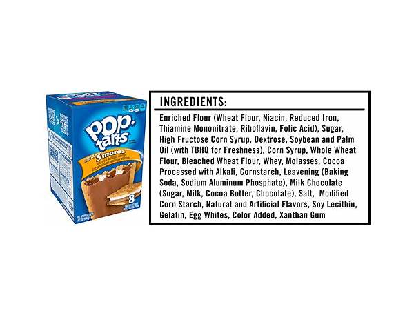 Pop tarts ingredients