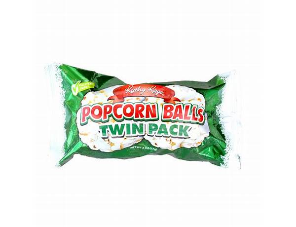 Popcorn ball twin pack food facts