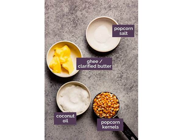 Popkorn ingredients