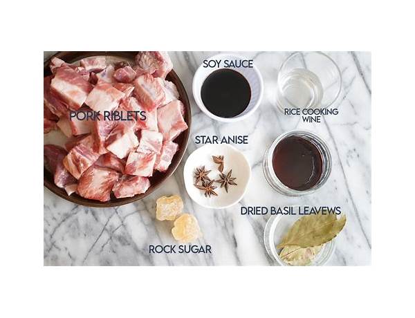 Pork riblets ingredients