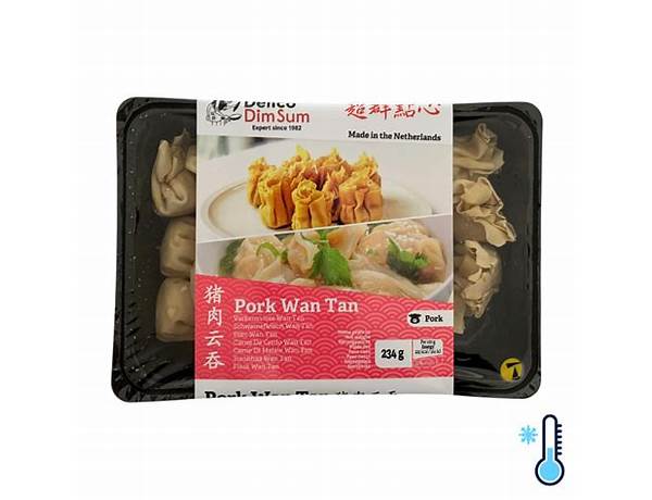 Pork wan tan food facts