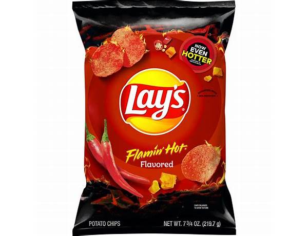 Potato chips (spicy treat flavour) food facts